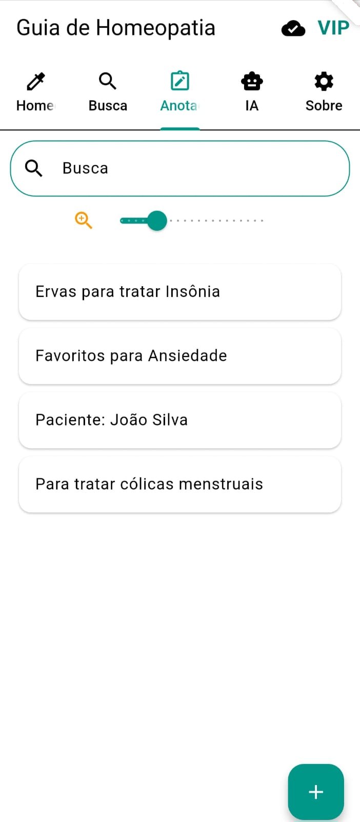 Lista de anotações pessoais